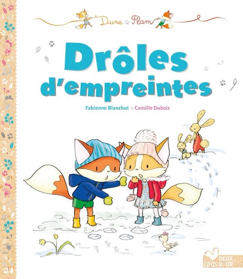 Couverture ebook de Dune et Flam  - Drôles d'empreintes, de Fabienne Blanchut