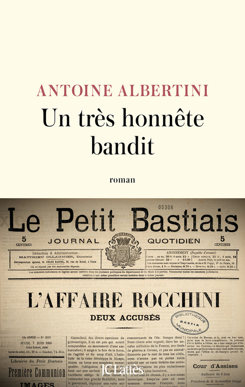 Couverture ebook de Un très honnête bandit, de Antoine Albertini