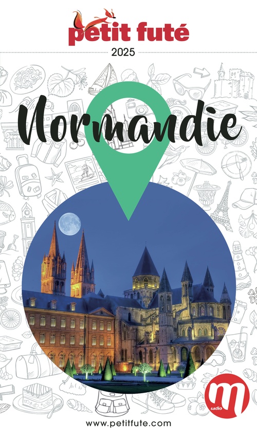 Couverture ebook de Guide Normandie 2025 Petit Futé, de Collectif petit futé
