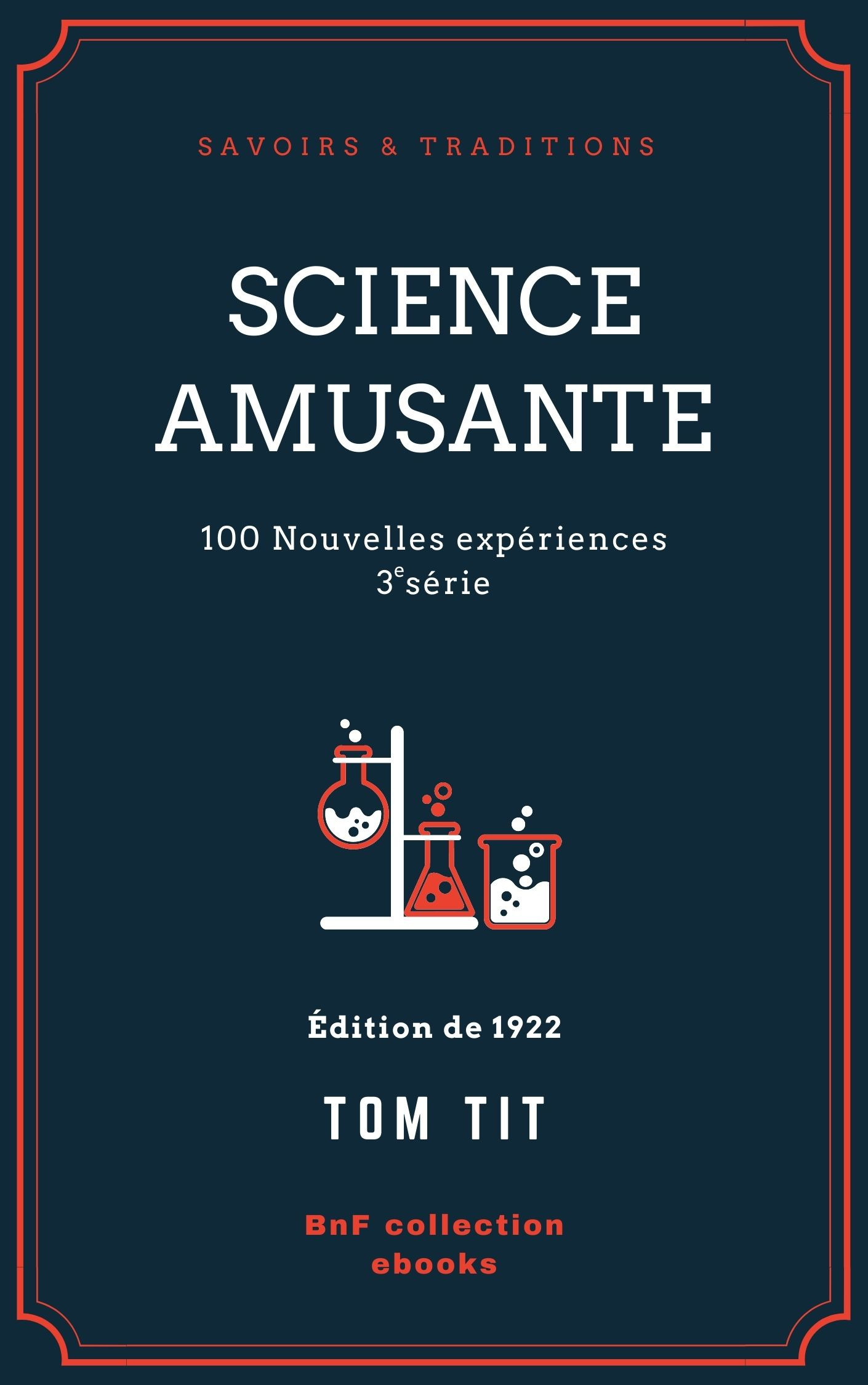 Couverture ebook de Science amusante, de Tom Tit