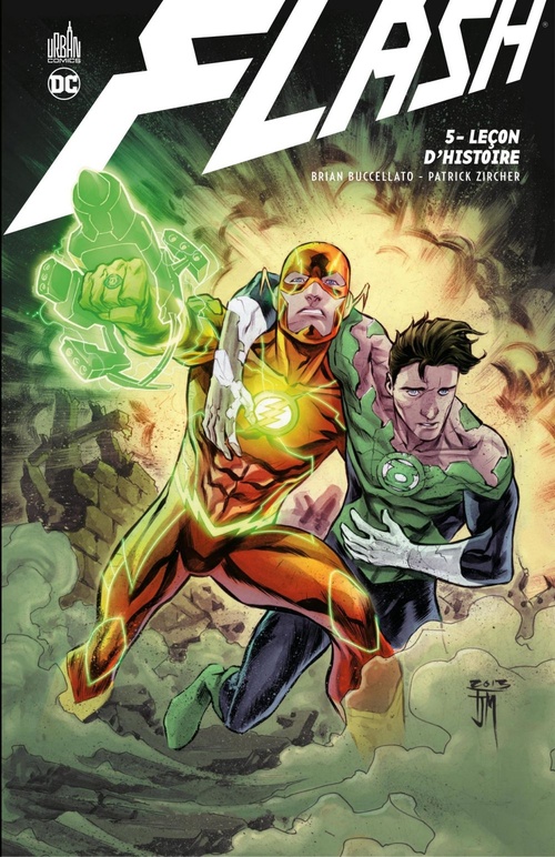 Couverture ebook de Flash - Tome 5 - Leçon d'histoire, de Brian Buccellato, Francis Manapul, Patrick Zircher