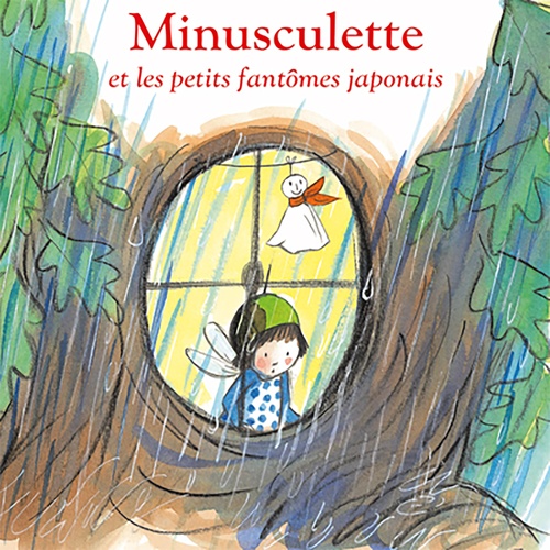 audiobook cover of Minusculette et les petits fantômes japonais, by Kimiko, Christine Davenier