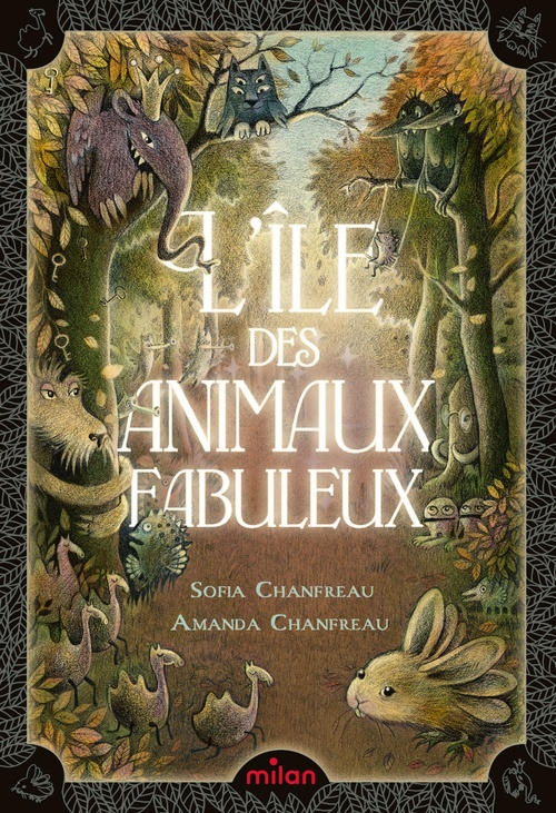 Couverture ebook de L'île des animaux fabuleux, de Sofia Chanfreau
