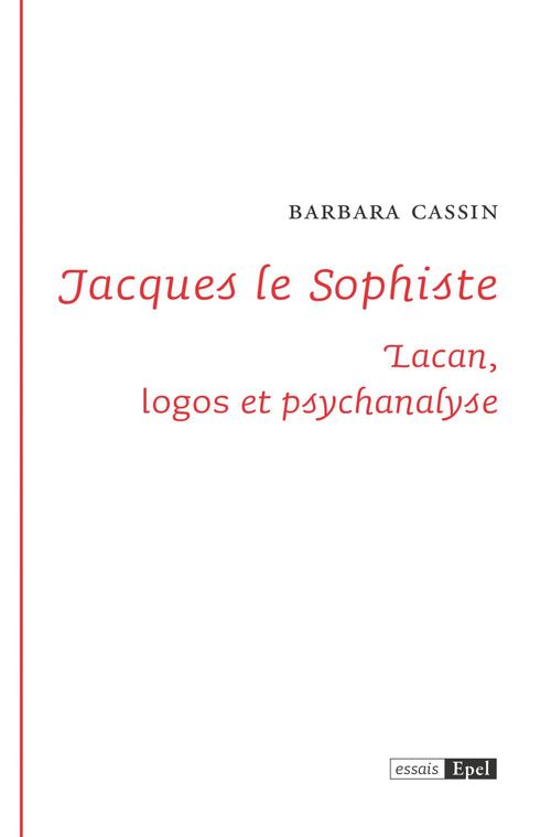 ebook cover of Jacques le Sophiste, by Barbara Cassin