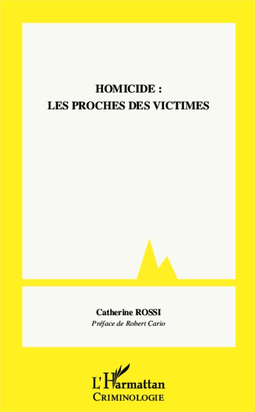 ebook cover of Homicide : les proches des victimes, by Catherine Rossi