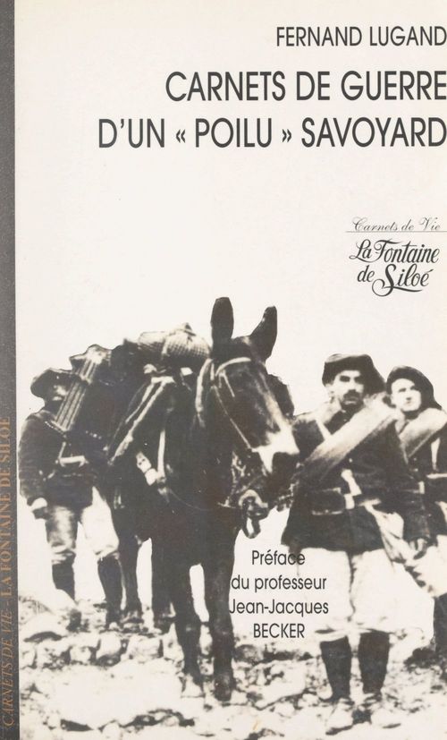 Couverture ebook de Carnets de guerre d'un « poilu » savoyard, de Fernand Lugand