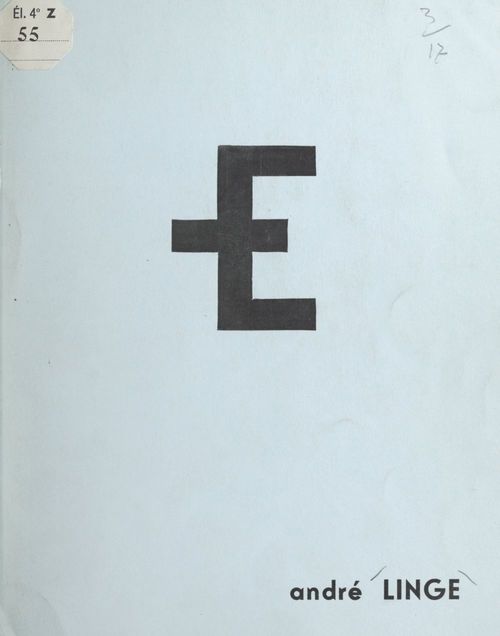 ebook cover of E, by Andre Linge