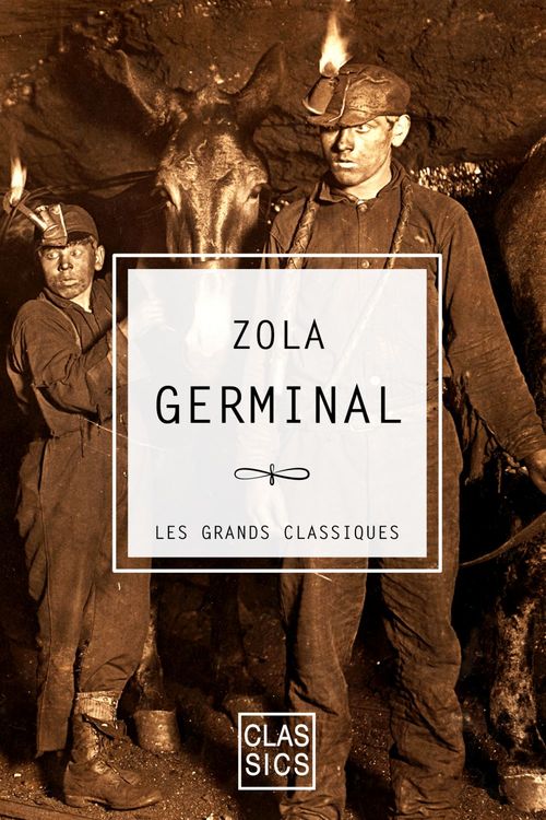 Couverture ebook de Germinal, de Émile Zola