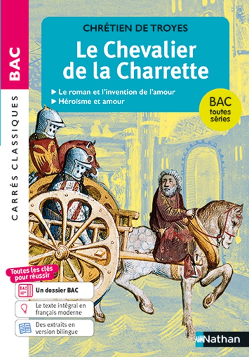 Couverture ebook de Le chevalier de la charrette, de Chrétien de Troyes