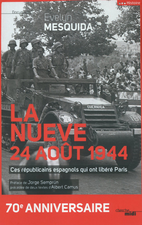 Couverture ebook de La nueve, 24 août 1944, de Evelyn Mesquida