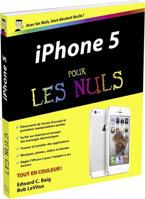 ebook cover of Iphone 5 pour les nuls, by Andy Rathbone
