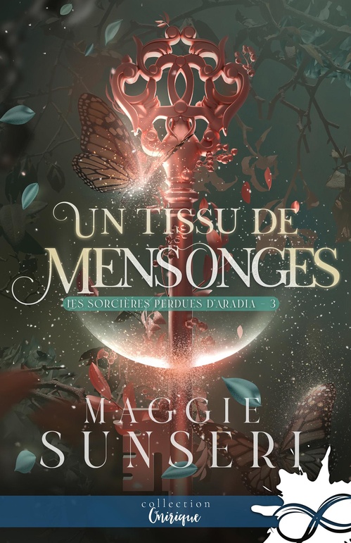 ebook cover of Un tissu de mensonges, by Maggie Sunseri