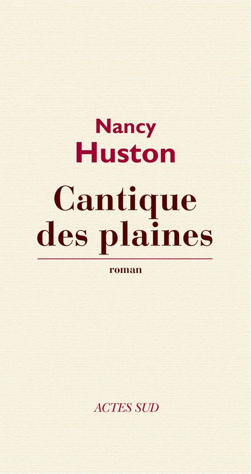 Couverture ebook de Cantique des plaines, de Nancy Huston