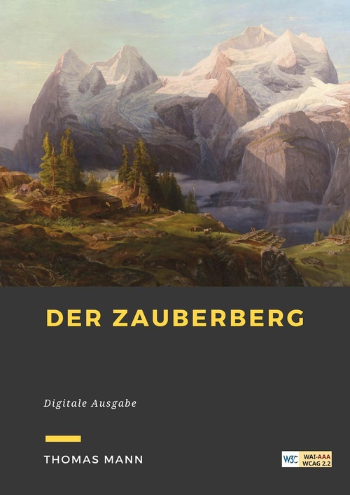Couverture ebook de Der Zauberberg, de Thomas Mann