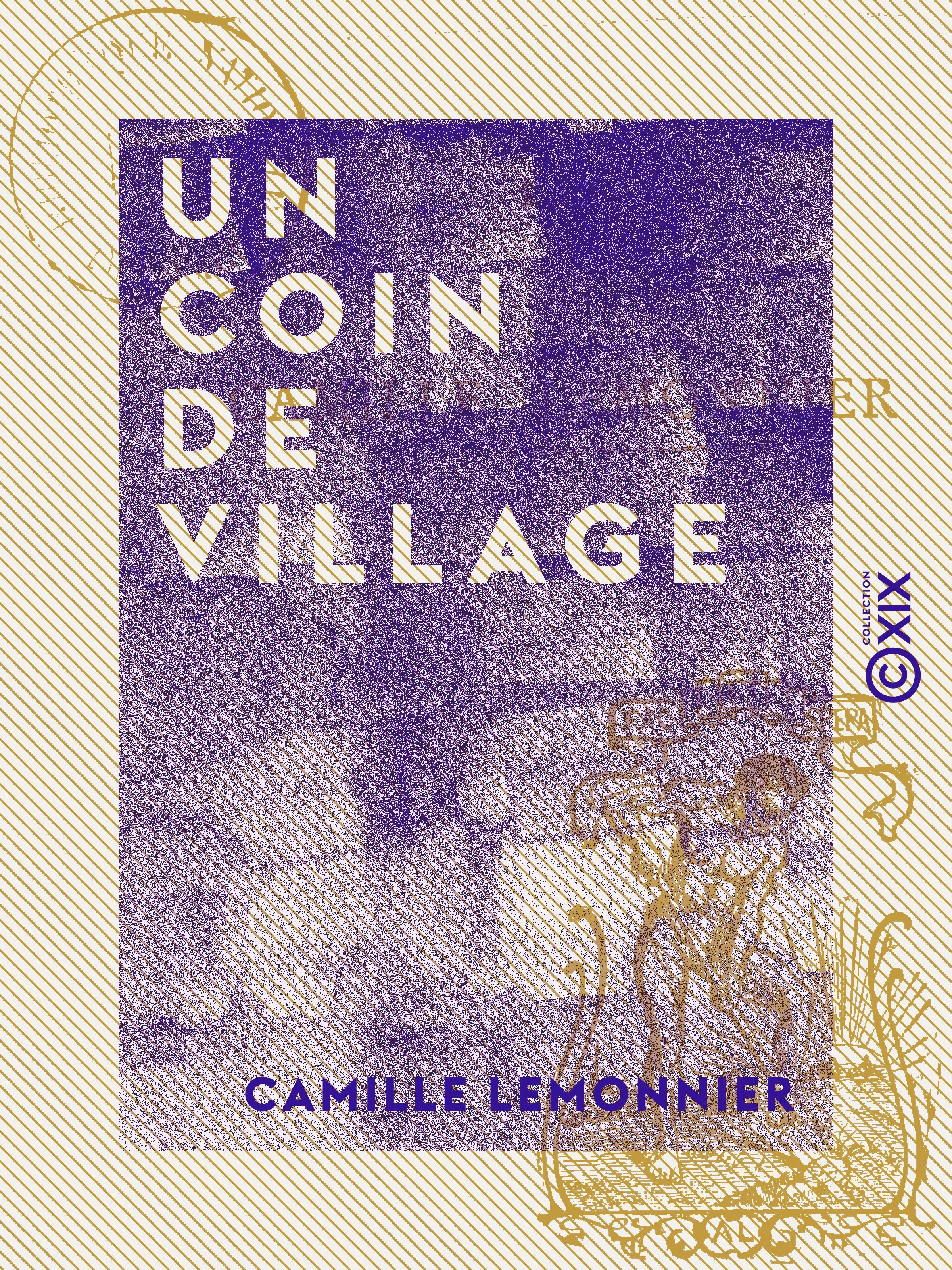 ebook cover of Un coin de village, by Camille Lemonnier