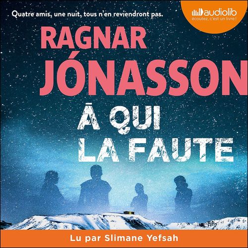 Couverture audiobook de À qui la faute, de Ragnar JONASSON