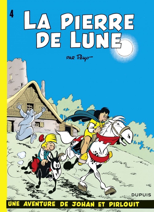 ebook cover of Johan et Pirlouit - Tome 4 - La Pierre de lune, by Peyo