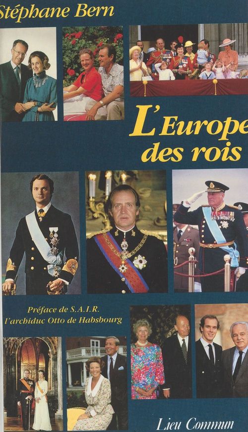 Couverture ebook de L'Europe des rois, de Stéphane Bern
