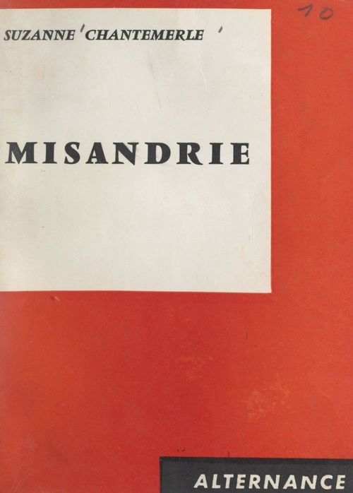ebook cover of Misandrie, by Suzanne Chantemerle