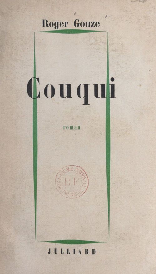 ebook cover of Couqui, by Roger Gouze