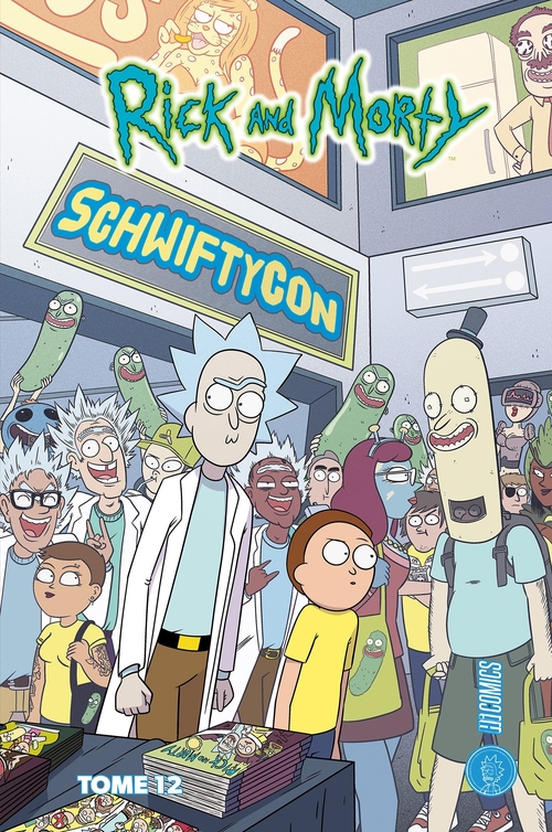 Couverture ebook de Rick & Morty T12, de Terry Blas, Benjamin Dewey, Marc Ellerby, Kyle Starks