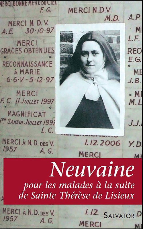 Couverture ebook de Neuvaine pour les malades à la suite de Thérèse de Lisieux, de Notre-Dame des Victoires