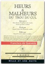 ebook cover of Heurs et malheurs du trou du cul, by Francisco de Quevedo