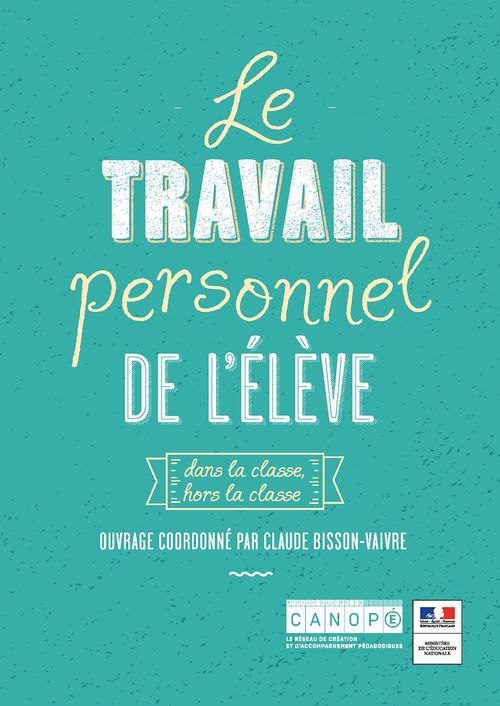 ebook cover of Le travail personnel de l'élève, by Claude Bisson-Vaivre