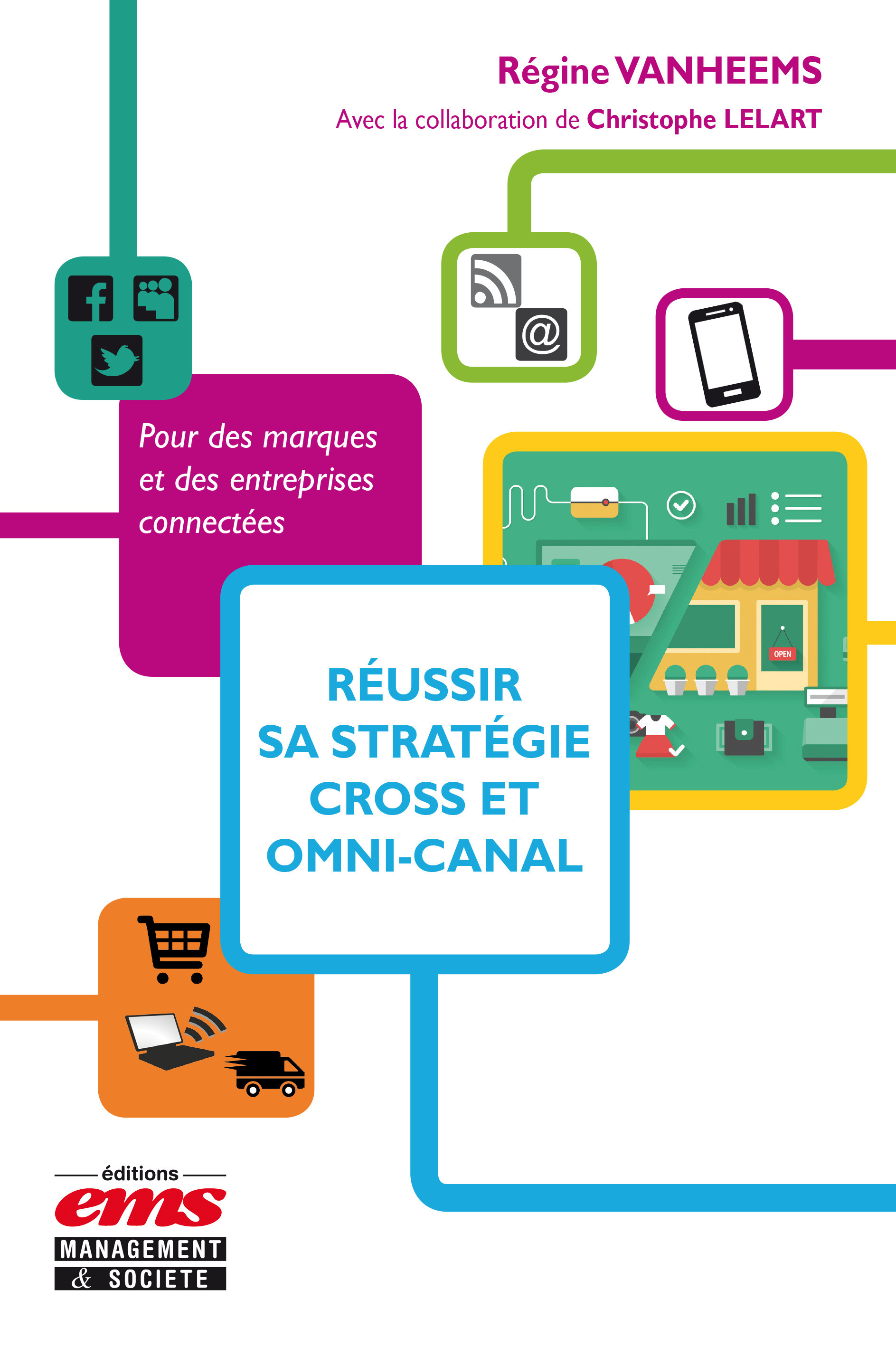 ebook cover of Réussir sa stratégie cross et omni-canal, by Vanheems Regine