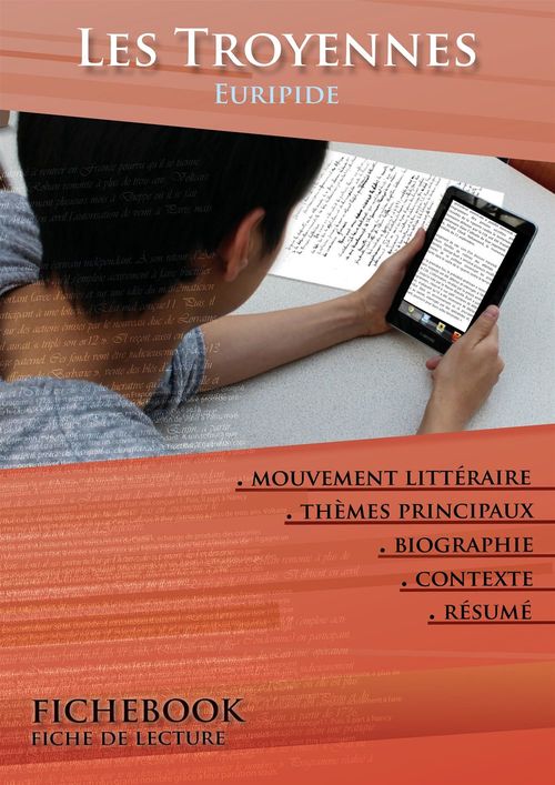 ebook cover of Fiche de lecture Les Troyennes - Résumé détaillé et analyse littéraire de référence, by Euripide