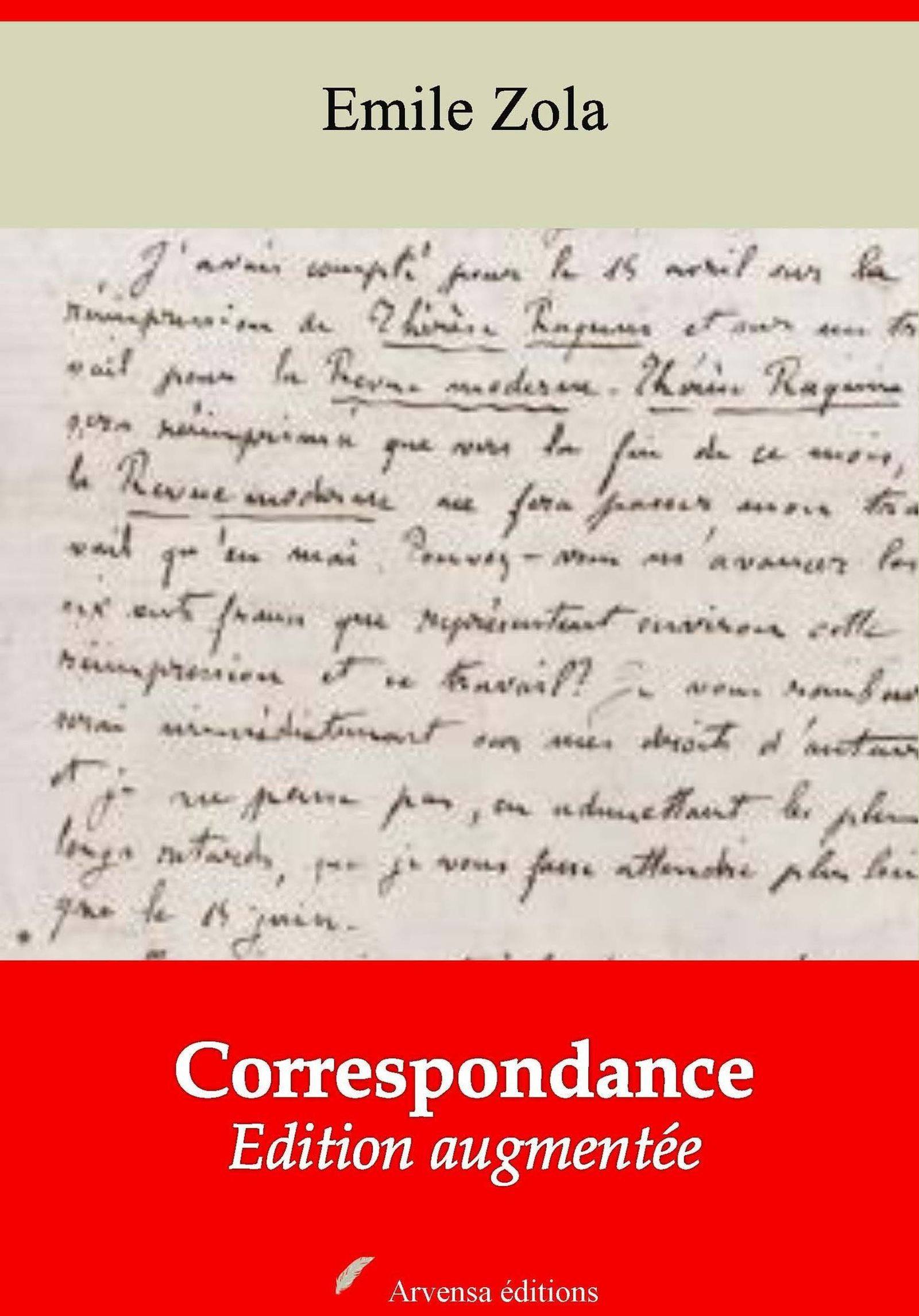 ebook cover of Correspondance - suivi d'annexes, by Emile Zola