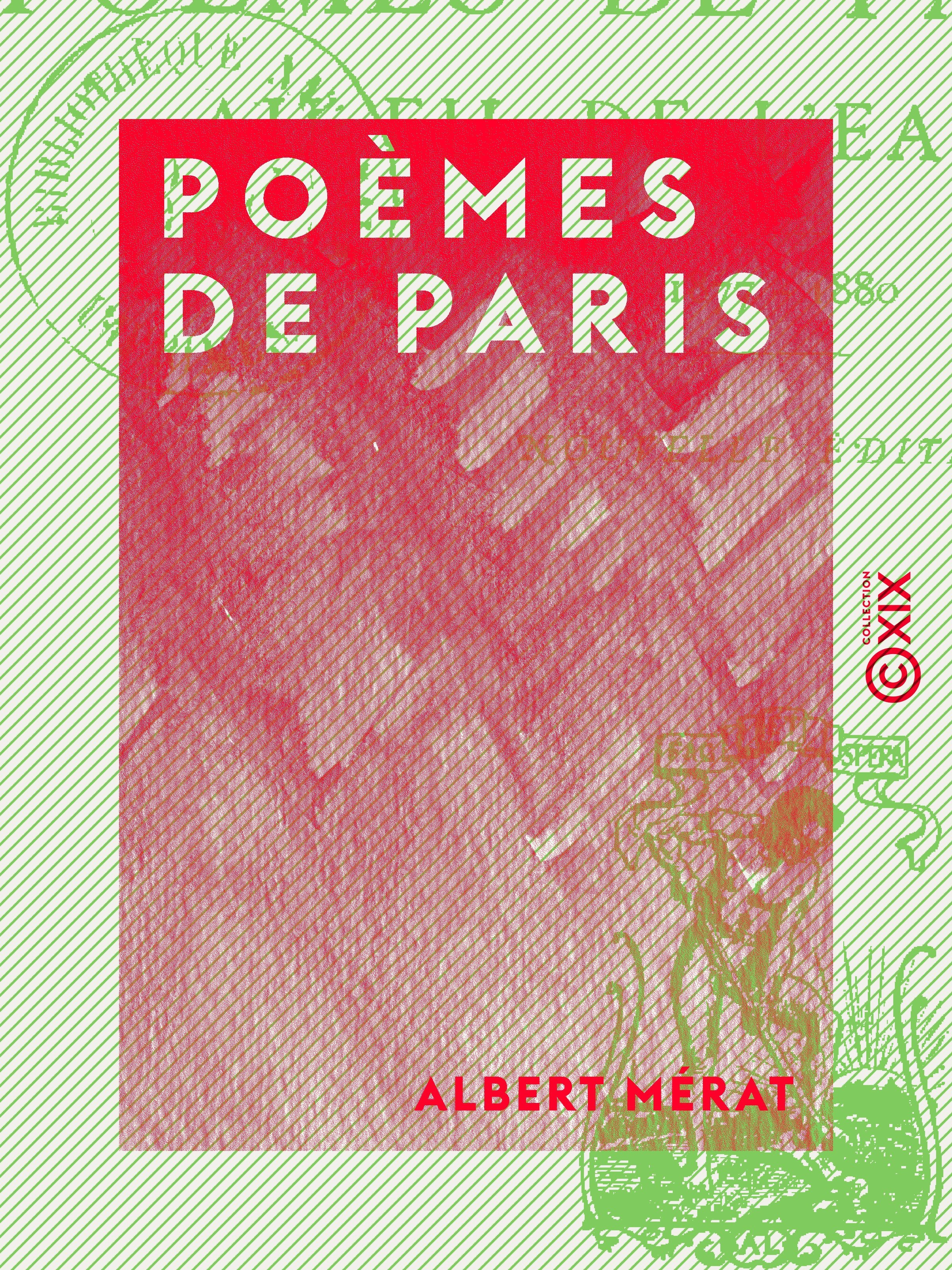 ebook cover of Poèmes de Paris, by Albert Merat