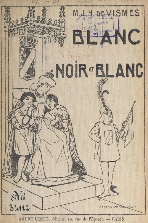 Couverture ebook de Blanc, noir et blanc, de Henriette De Vismes