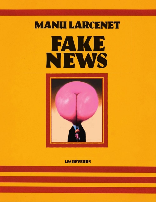 ebook cover of Fake news, by Manu Larcenet