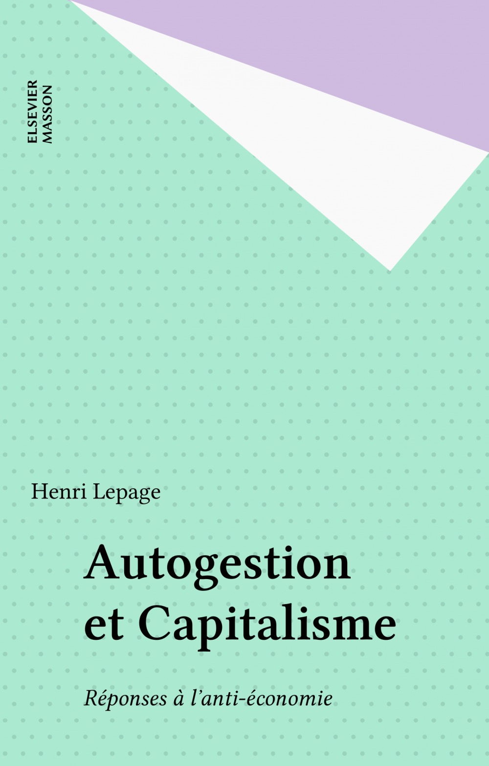Couverture ebook de Autogestion et Capitalisme, de Henri Lepage