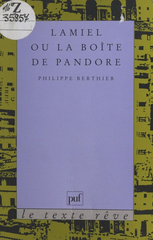 ebook cover of Lamiel ou La boîte de Pandore, by Philippe Berthier