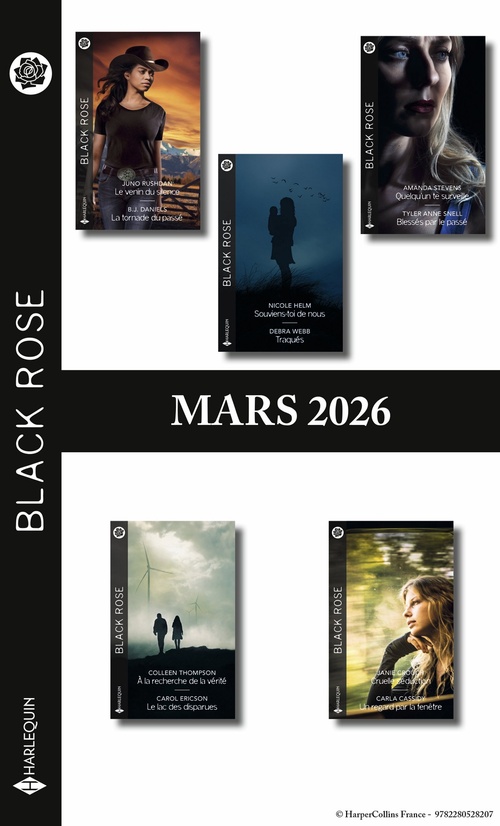 Couverture ebook de Pack mensuel Black Rose - 10 romans (Mars 2026), de Collectif