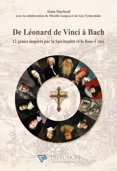 Couverture ebook de De Léonard de Vinci à Bach, de Alain Marbeuf