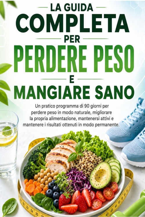Couverture ebook de La guida completa per perdere peso e mangiare sano, de Andrew Boliver