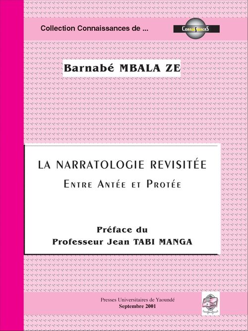 ebook cover of La narratologie revisitée, by Barnabé Mbala zé
