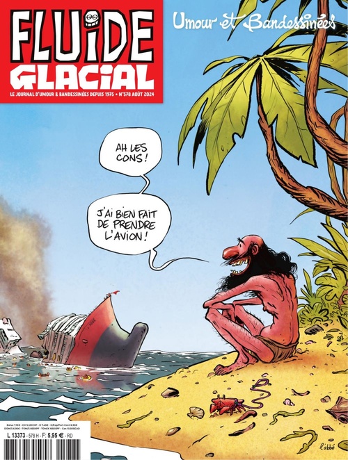 Couverture ebook de Magazine Fluide Glacial 578, de Collectif