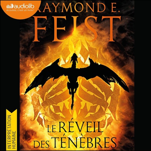 audiobook cover of Le Réveil des ténèbres - La Guerre des dragons, tome 1, by Raymond E. Feist