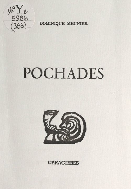 Couverture ebook de Pochades, de Dominique Meunier