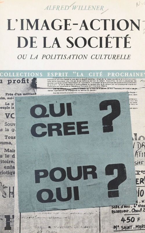 Couverture ebook de L'image-action de la société, de Alfred Willener