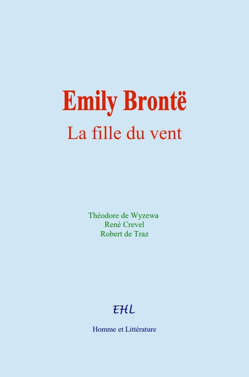 ebook cover of Emily Brontë : La fille du vent, by Collection