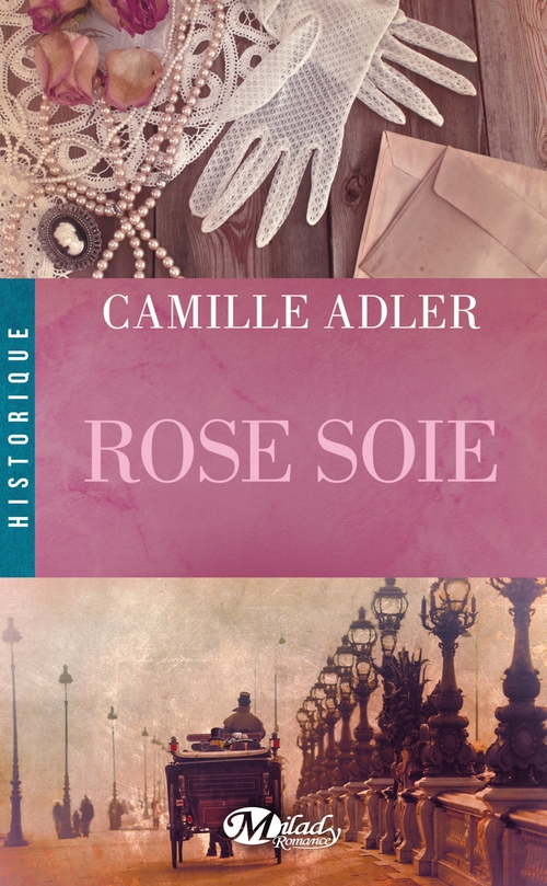 ebook cover of Rose soie, by Camille Adler
