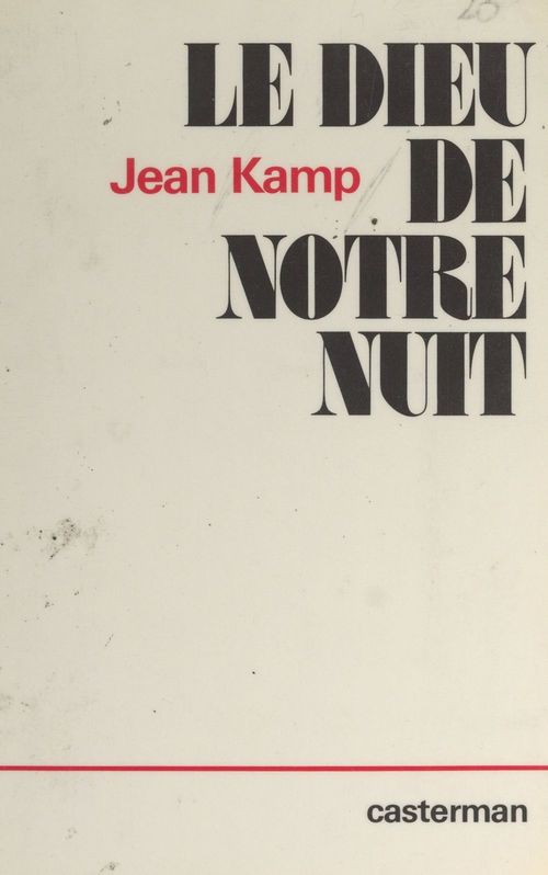 ebook cover of Le Dieu de notre nuit, by Jean Kamp