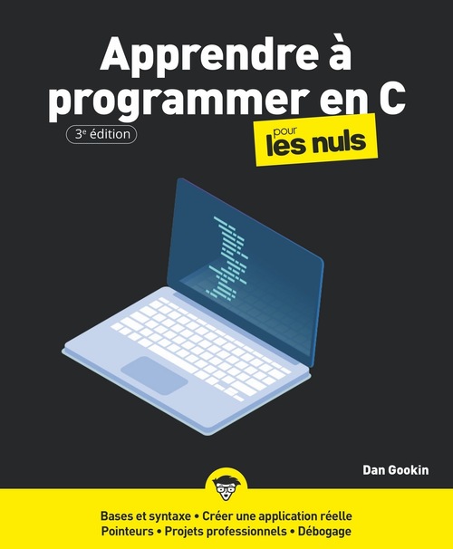 Couverture ebook de Apprendre à programmer en C pour les nuls, de Dan Gookin