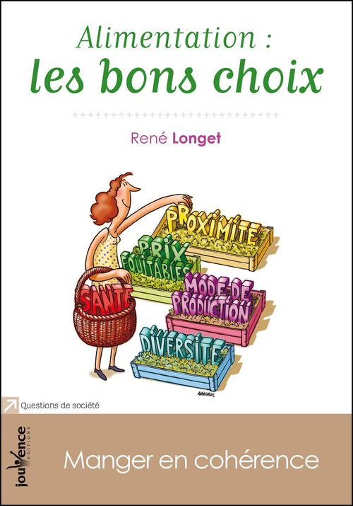 Couverture ebook de Alimentation : les bons choix, de René Longet