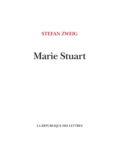 Couverture ebook de Marie Stuart, de Stefan Zweig